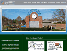 Tablet Screenshot of mayberrypoe.com